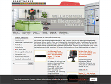 Tablet Screenshot of elektronikdiscount.com